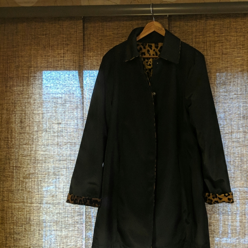 Raincoat reversible